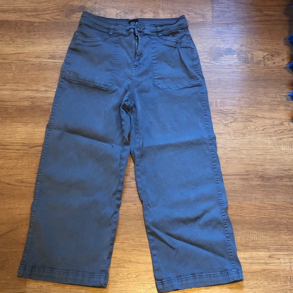 Kuhl  Blue Wide Leg Crop Pants 6 Reg